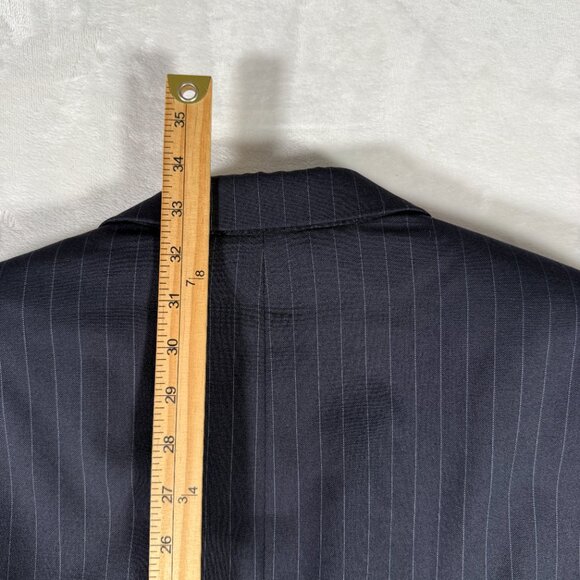 Lauren Ralph Lauren Suit Men Size 44L Gray Striped 100% Wool W38 L29 2-Piece Set - Picture 4 of 13